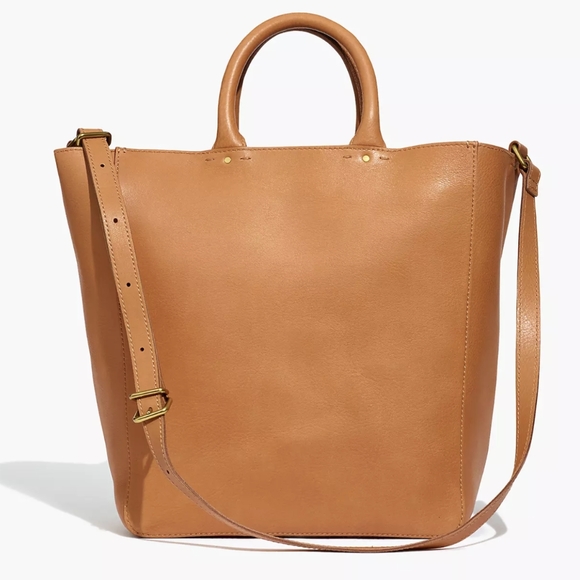 ❗SOLD❗ Madewell | The Abroad Tote | Desert Camel - Picture 2 of 14